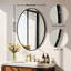 Oval Aluminum Frame Wall Mirror-785053910