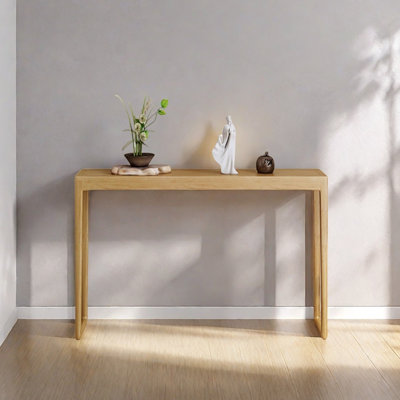 Modern Minimalist Solid Wood Narrow Console Table