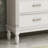 White Solid + Manufactured Wood Accent Cabinet