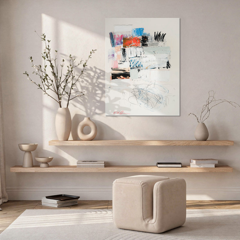 «Scraraps and Scribbles 1» par Robert Robinson - peinture sur toile tendue