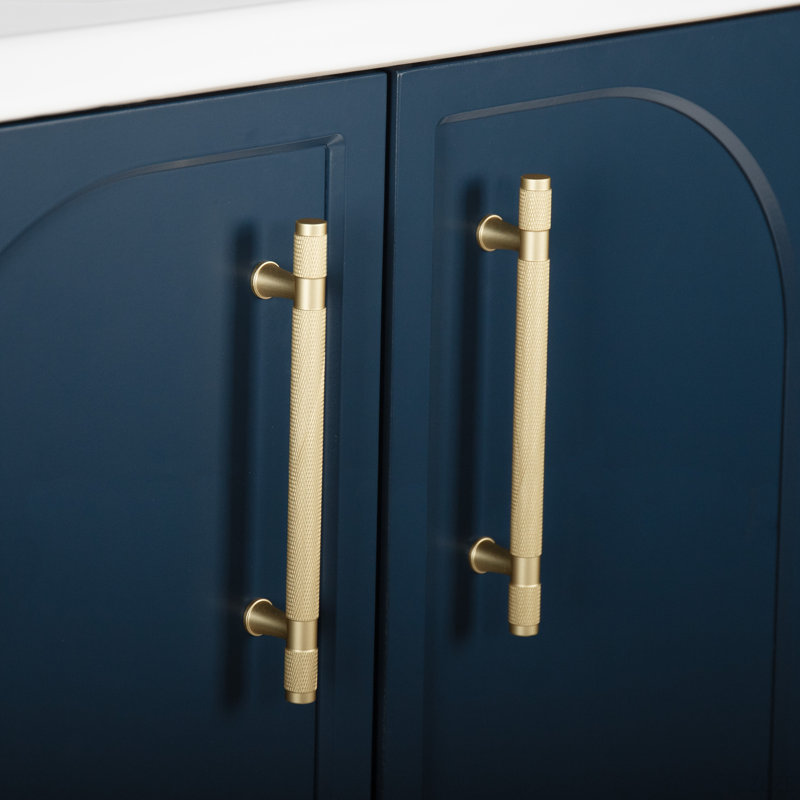 Armoire de salle de bain 35,6 ", seule armoire, Bleu