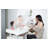 Polycarbonate 1 Panel Sneeze Guard with Pass Through Window-959070036