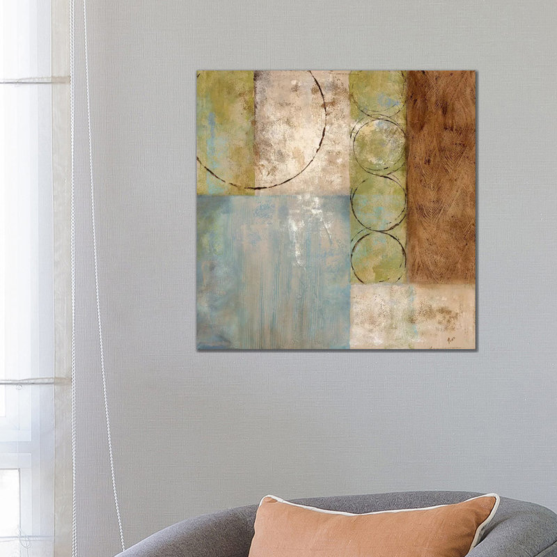Going Green II by Nan - Painting on Canvas, 66.04 cm H x 66.04 cm W x 1.91 cm D, Wrapped Canvas