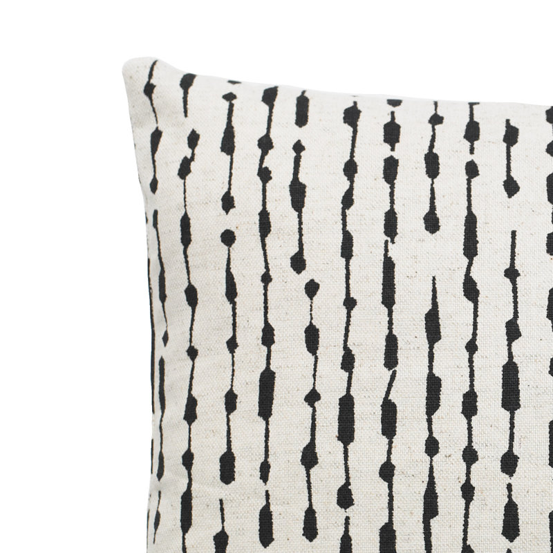 Coussin Banco, 14 po x 48 po, Noir