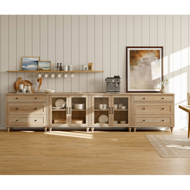 Corretta 135.4'' Sideboard, Oak