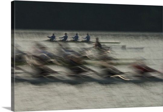 "aviron" par milan malovrh, impression sur toile, 24 po x 36 po
