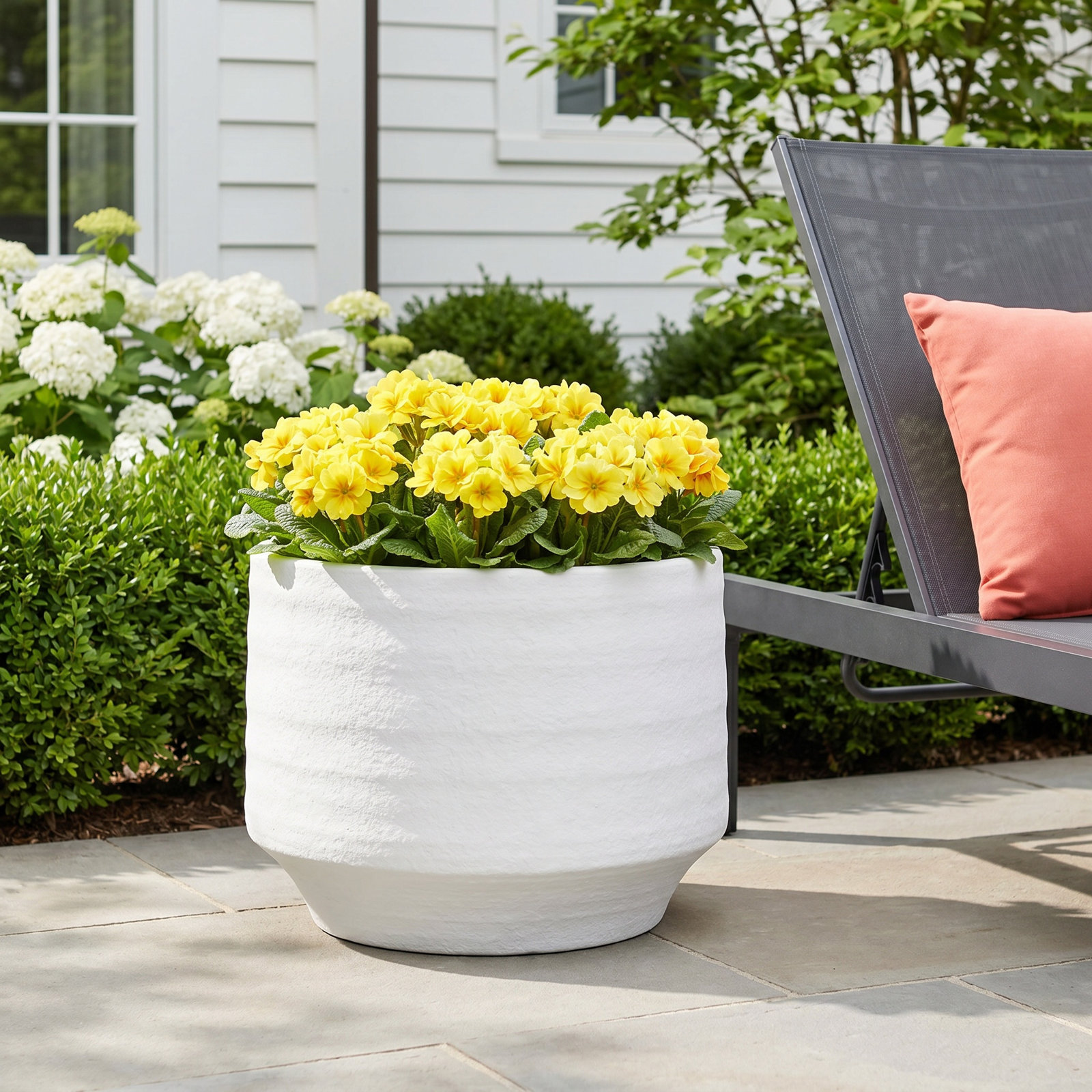 Canella Pot Planter, 8" H x 10" W x 10" D