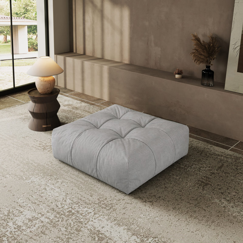 Canapé modulaire modulaire, siège à combinaison profonde surdimensionné, housses de coussin amovibles et lavables, tissu, rembourrage en duvet