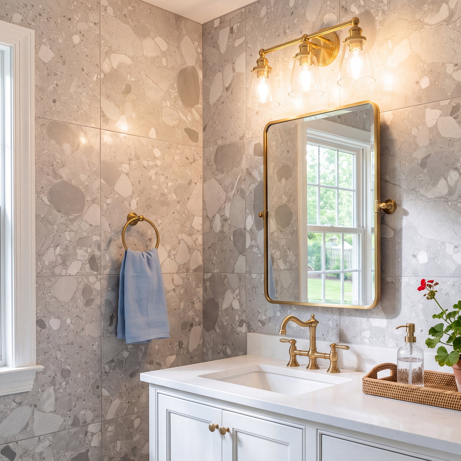 Dorado 24" x 24" Matte Tile, Perla