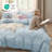 Bedsure Microfiber Duvet Cover Queen Size - Prewashed Cotton-Like Extra Soft Bedding Set (Set of 3)-920338770-907706775