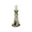 Painted Cast Metal Dog Shaped Taper Candle Holder
