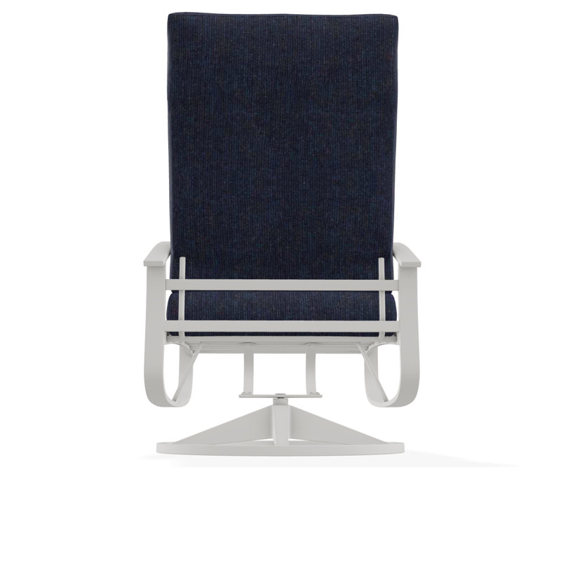 Belle Isle Outdoor Lounge Chair, Canvas Navy Sunbrella® Canvas, Snow