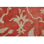 Tapis unique en laine noué à la main orange / beige 7 pi 9 po x 10 pi 2 po Oushak