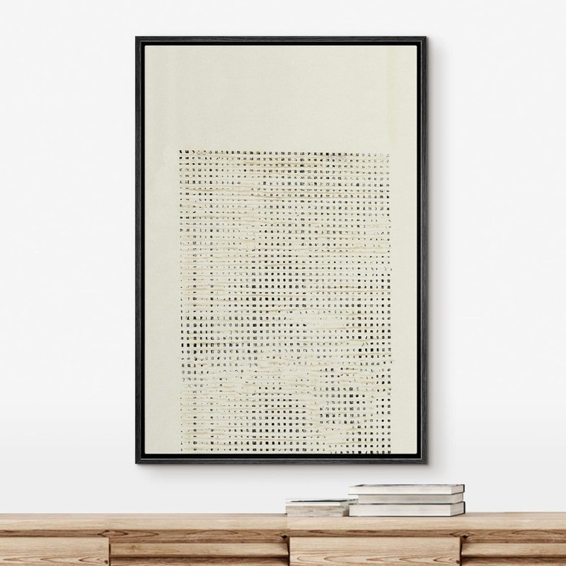 Lignes géométriques délavées, motifs géométriques abstraits, formes modernes, illustrations, contemporain, Noir