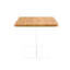 Pieds modernes en acrylique de style table en bois - Bureau d'ordinateur rectangulaire et salle à manger pour des endroits variés. Méthode d'installation simple.