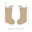 Chaussette de Noël festive