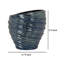 Vase rond en céramique blanche Avery 17 po-109521439