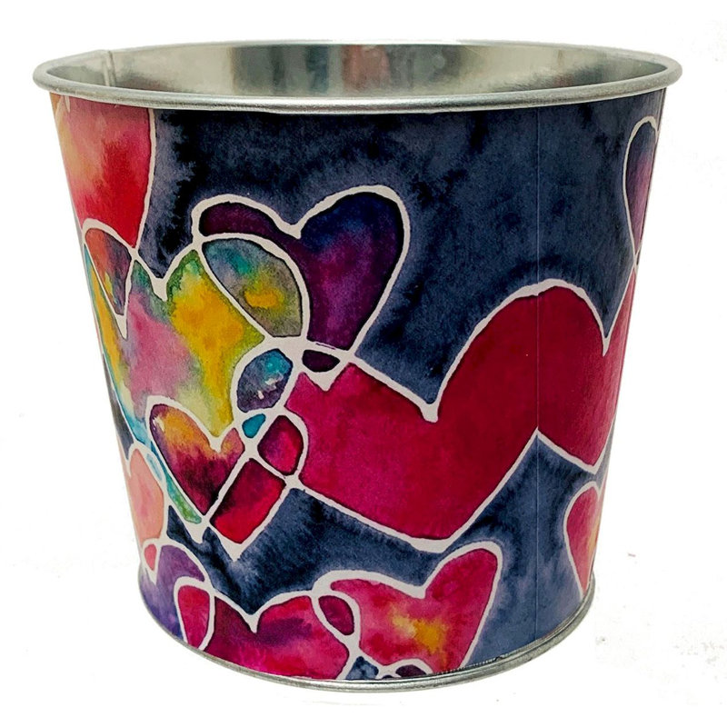 Heiress Metal Pot Planter, 4" H x 4.5" W x 4.5" D