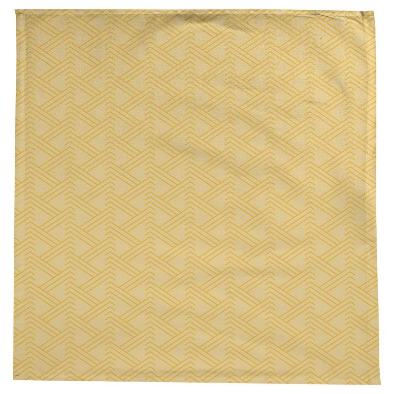Classic Zig Zag Tablecloth, Yellow