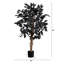Ficus artificiel noir d'Halloween avec tronc naturel-1771744911