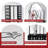 Adjustable Pot Rack, Kitchen Rack, And Storage Rack, Kitchen Organization And Storage