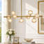 Lustre linéaire spoutnik moderne en verre bullé à 9 lumières Faustena-1764577904-1764884233