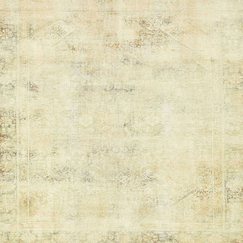 Abstract Indoor Rug, Square 3'