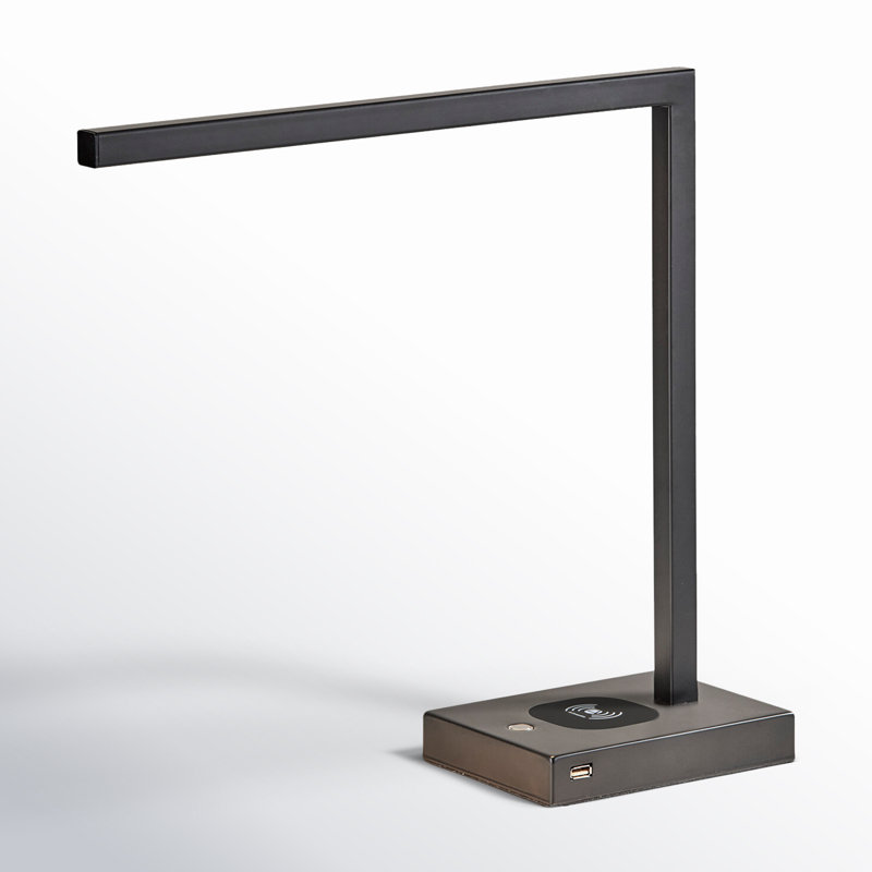 Capri Metal USB Desk Lamp, Matte Black