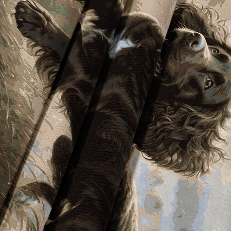 Tapisserie murale «Dogs Irish Water Spaniel», 26 po x 36 po