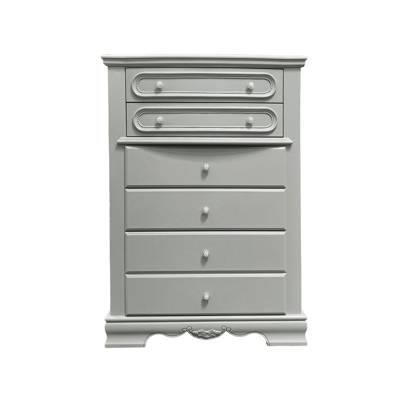 Commode 5 tiroirs Sauval , Gris