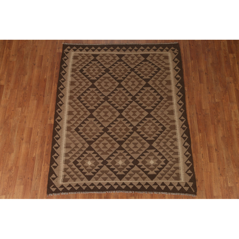Geometric Kilim Oriental Area Rug 5x6