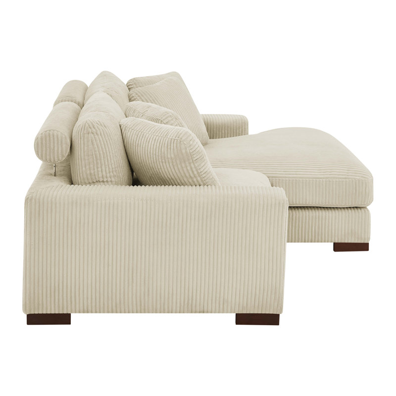Flaubert Gwendoly 89.5" Wide Sofa and Chaise