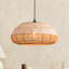 Luminaire suspendu en rotin 19 po Boho