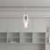 Warthen 1 - Light Clear/Silver Pendant