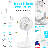 Desk Floor 4-speed Retractable Foldable Rechargeable Usb Mini Portable Fan