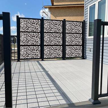 Porpora Metal Decorative Fence Panel | Wayfair