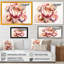 Binette rose et tulipes dorées - reproduction sur toile-86348167-86348185