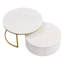 Table basse gigogne blanche avec tiroir-830268044-830268045