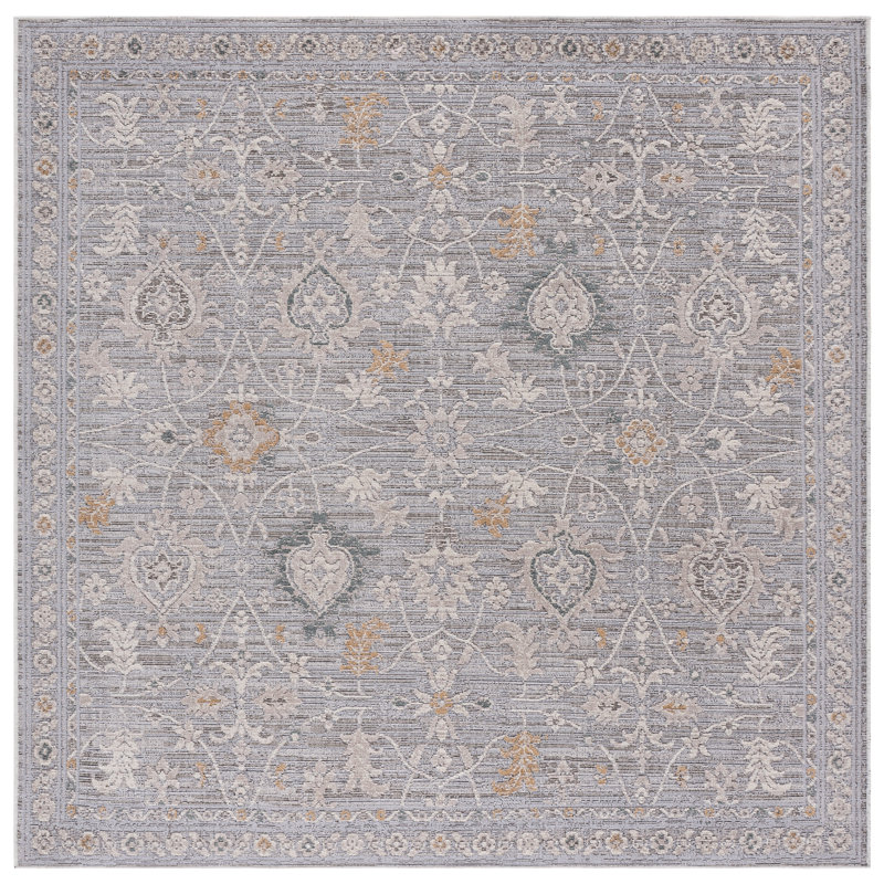 Miranda 308 Performance Oriental Rug, Square 6'6"