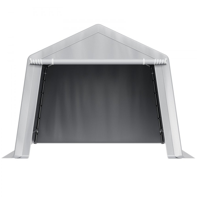 Tente d'abri d'extérieur imperméable 10 x 10 pi, Gris, H 96 po x l 120 po x P 120 po