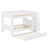 Space-Saving Bunk Bed with Desk, Storage Shelves and Trundle