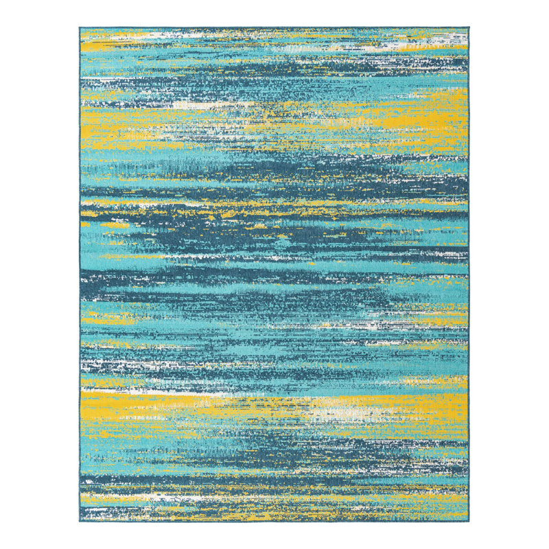 Tapis d'extérieur intérieur / extérieur Coastal, Rectangle 7 pi 10 po x 10 pi