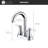 Davvid Two-Handle Centerset Bathroom Faucet with Drain Assembly - Brushed Nickel-47533730