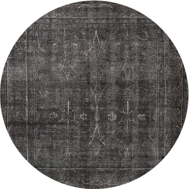 Alduino Oriental Indoor Rug, Round 5'