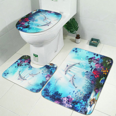 Ensemble de tapis pour salle de bain 3 pièces Conan