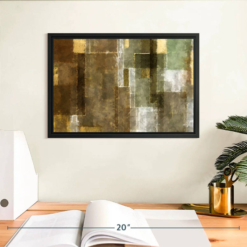 Avery Abstract Geometric, 9" H x 13" W