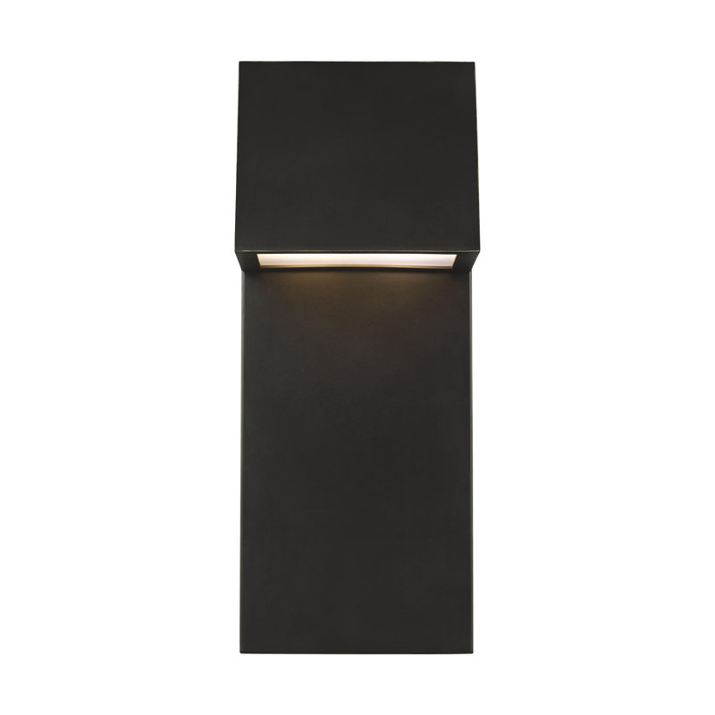 Rocha LED Outdoor Wall Light, Antique Bronze, 20" H x 8" W x 5" D