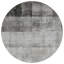 Tapis d'intérieur rond 8 po gris ombré lavable antidérapant