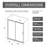 Single Sliding Shower Door, 72 In Height X 60 Width, 1/5 Inch Thick Tempered Glass, Stainless Steel Handle, And Stain - Surface Tall Wide, Finish, Custom Fit Solution