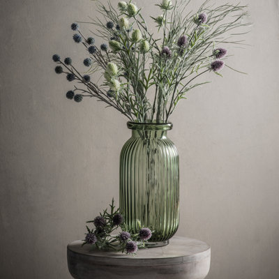 Carson Green Glass Table Vase